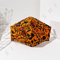 HKM-370131 Halloween-Themed Cotton Mask, Soft Cotton Cloth, Ideal for Festive Apparel, Size 24x15.5cm