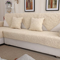 HKM-370515 Cotton Non-slip Sofa Cushion Cover for All Seasons in Various Sizes and Pastoral Designs