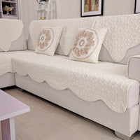 HKM-370515 Cotton Non-slip Sofa Cushion Cover for All Seasons in Various Sizes and Pastoral Designs