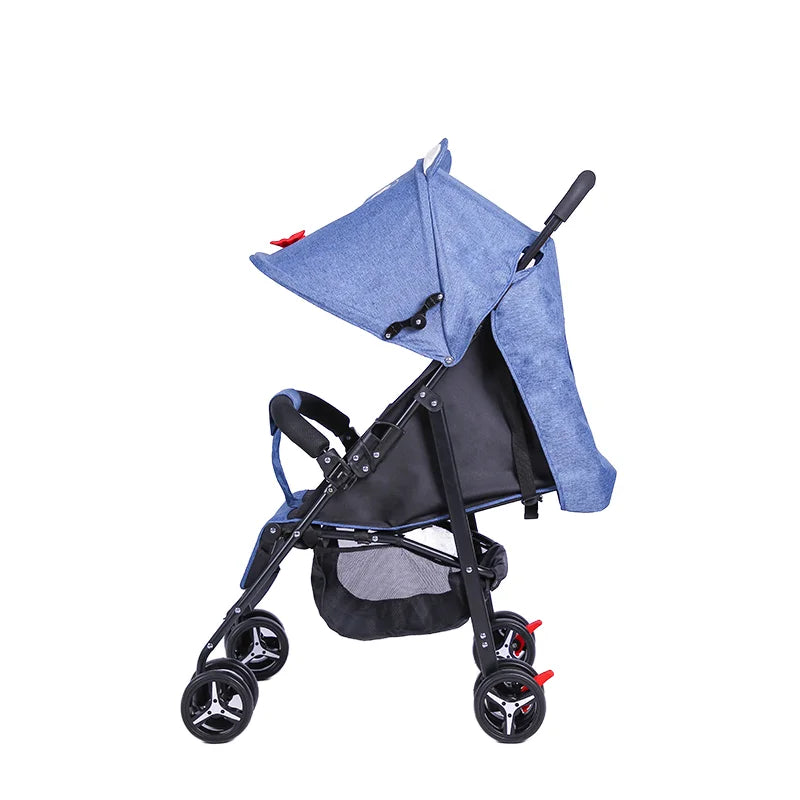 KTX-370643 Lightweight Foldable Baby Stroller for Infants and Toddlers (0-36 Months) in Cat/Rabbit Design