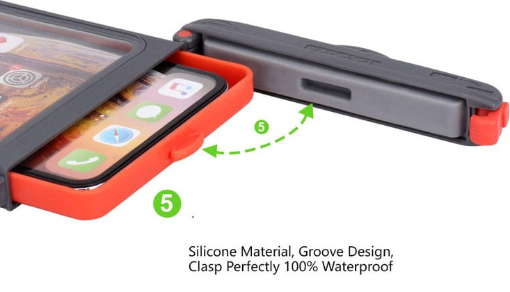 HKM-370707 Waterproof Touch Screen Mobile Phone Bag for Outdoor Sports and River Rafting, 18.5*9 cm
