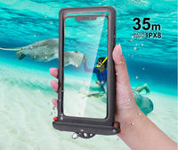 HKM-370707 Waterproof Touch Screen Mobile Phone Bag for Outdoor Sports and River Rafting, 18.5*9 cm