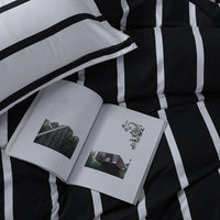 HKM-370771 Simple and Modern Three-Piece Bedding Set with Cool Feeling Polyester Fabric