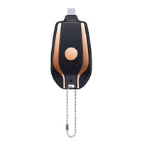 HKM-370835 Ultra-Compact 1500mAh Mini Power Emergency Pod Keychain Charger with Type-C Fast Charging Capability