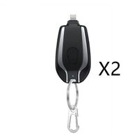 HKM-370835 Ultra-Compact 1500mAh Mini Power Emergency Pod Keychain Charger with Type-C Fast Charging Capability