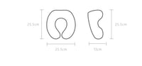 HKM-371411 Memory Foam U-Shaped Pillow with Cotton Fabric Cover - 255x255x130mm