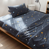 HKM-371603 Anime Pattern Cotton Duvet Cover and Bed Sheet Set in Various Sizes