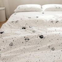HKM-371603 Anime Pattern Cotton Duvet Cover and Bed Sheet Set in Various Sizes