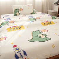 HKM-371603 Anime Pattern Cotton Duvet Cover and Bed Sheet Set in Various Sizes