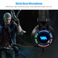 HKM-371667 7.1 Channel Gaming Headset with Noise Cancelling, Flexible Microphone and Comfortable Design