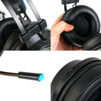 HKM-371667 7.1 Channel Gaming Headset with Noise Cancelling, Flexible Microphone and Comfortable Design
