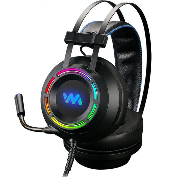 HKM-371667 7.1 Channel Gaming Headset with Noise Cancelling, Flexible Microphone and Comfortable Design
