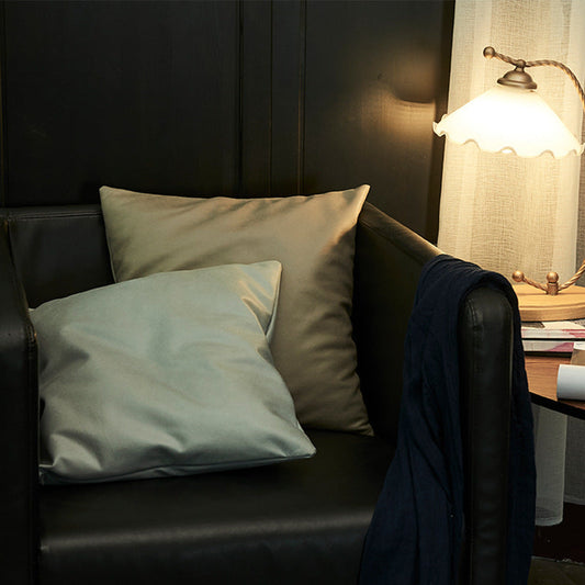 HKM-371667 Modern Soft Faux Leather Sequin Cushion Cover in Various Colors, 45x45cm
