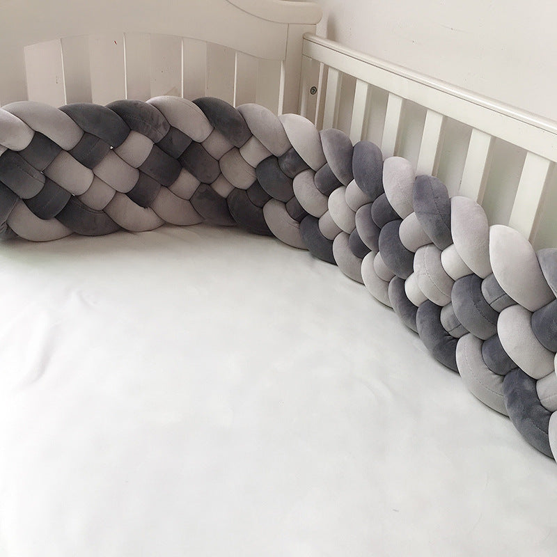 HKM-371731 Hand-woven Long Knotted Pillow in Solid Color Six-Strand Design, Soft Spandex Fabric with Polyester Filling