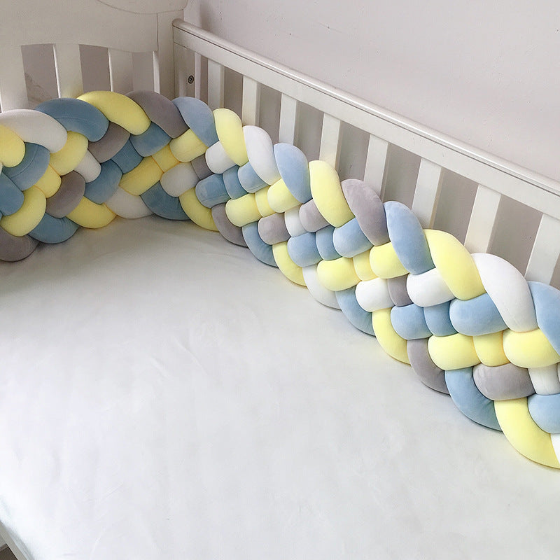 HKM-371731 Hand-woven Long Knotted Pillow in Solid Color Six-Strand Design, Soft Spandex Fabric with Polyester Filling