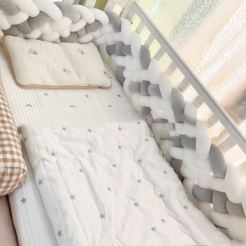 HKM-371731 Hand-woven Long Knotted Pillow in Solid Color Six-Strand Design, Soft Spandex Fabric with Polyester Filling