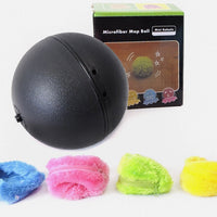 HKM-371795 Automatic Plush Electric Pet Toy Ball 8 cm Diameter with Fleece for Interactive Play