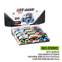HKM-371859 Inertial Alloy Die-Cast Off-Road Climb Truck Toy with Big Wheels for Ages 3 and Up
