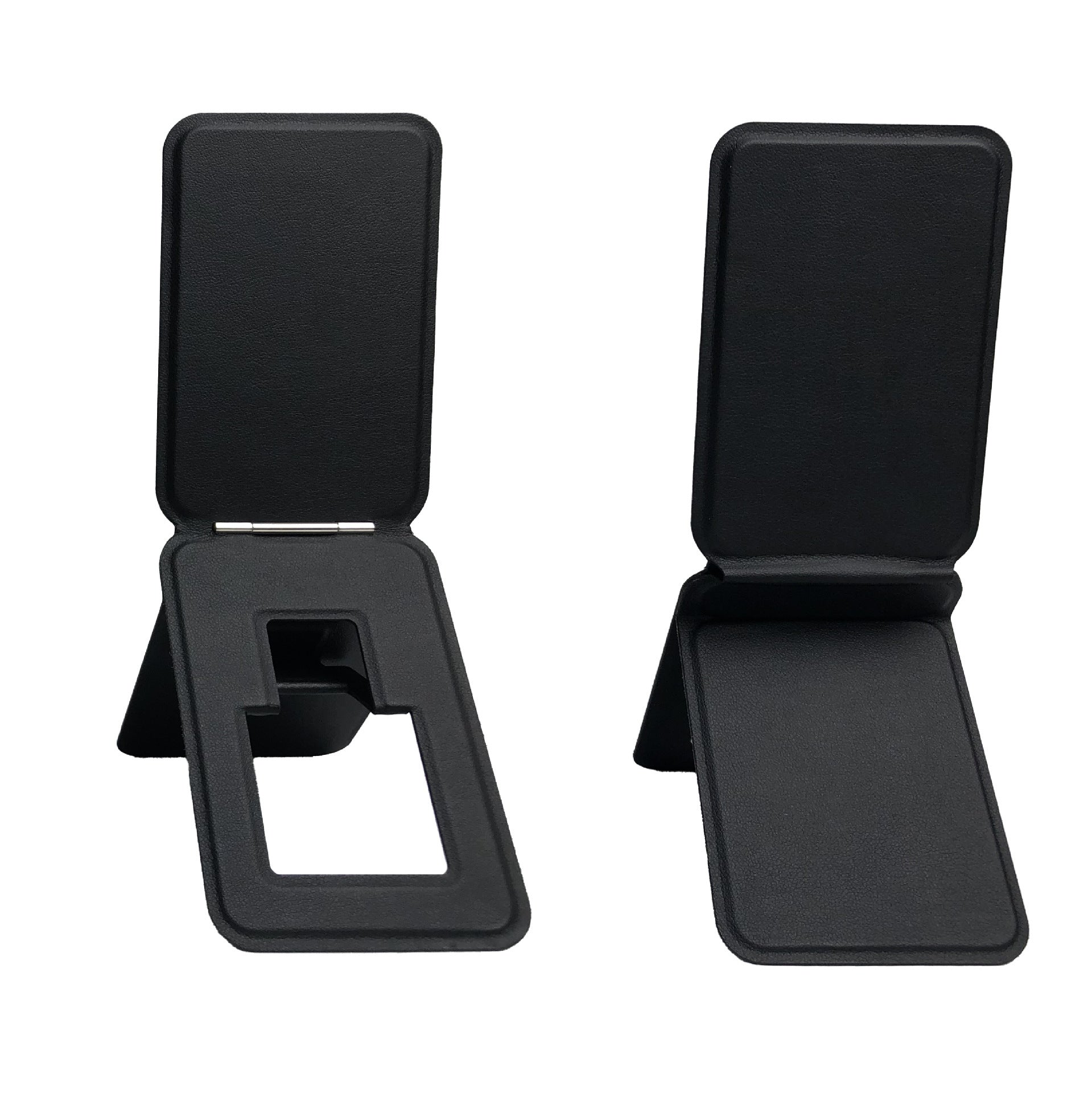 HKM-371859 Three-Fold Magnetic Leather Card Holder with Bracket for iPhone Models