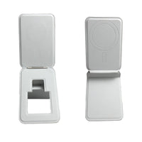 HKM-371859 Three-Fold Magnetic Leather Card Holder with Bracket for iPhone Models