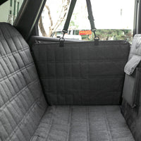 HKM-371859 Water and Dirt Resistant Vehicle-Mounted Pet Mat - Light Gray and Black, 137x147cm