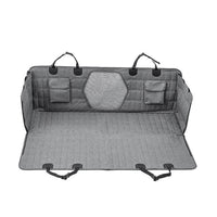 HKM-371859 Water and Dirt Resistant Vehicle-Mounted Pet Mat - Light Gray and Black, 137x147cm