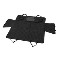 HKM-371859 Water and Dirt Resistant Vehicle-Mounted Pet Mat - Light Gray and Black, 137x147cm