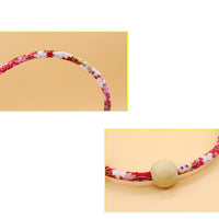 HKM-372307 Camphor Wood Insect Repellent Pet Bell Necklace Dog External Insect Repellent Collar