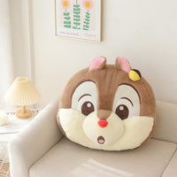 HKM-372563 Cartoon Chipmunk Pillow Cushion for Car and Home, Soft Embroidery Design