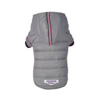 HKM-372627 Cozy Cotton Jacket for Small Dogs - Autumn & Winter in Red or Gray