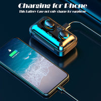 HKM-372819 Digital Display Bluetooth Headset with Voice Control and Multi-Point Connection - F9 Model