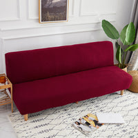HKM-372819 Universal Folding Sofa Bed Cover for Three-Seater, All-Season Armless Design, Thickened Fabric Protection