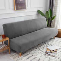 HKM-372819 Universal Folding Sofa Bed Cover for Three-Seater, All-Season Armless Design, Thickened Fabric Protection