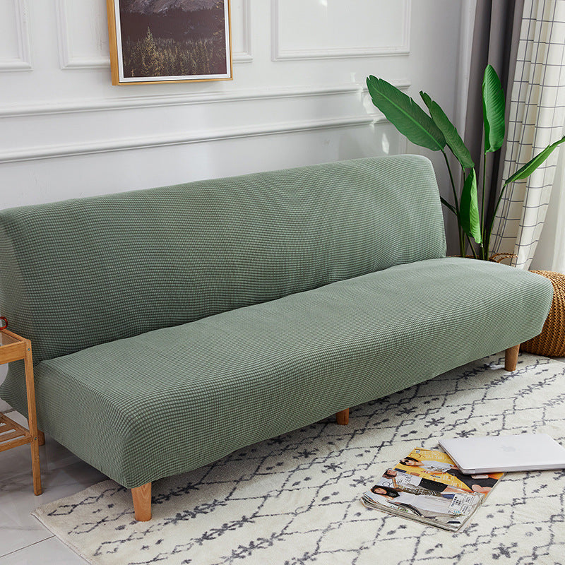 HKM-372819 Universal Folding Sofa Bed Cover for Three-Seater, All-Season Armless Design, Thickened Fabric Protection