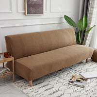 HKM-372819 Universal Folding Sofa Bed Cover for Three-Seater, All-Season Armless Design, Thickened Fabric Protection