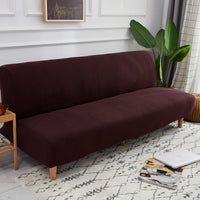 HKM-372819 Universal Folding Sofa Bed Cover for Three-Seater, All-Season Armless Design, Thickened Fabric Protection