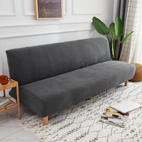 HKM-372819 Universal Folding Sofa Bed Cover for Three-Seater, All-Season Armless Design, Thickened Fabric Protection