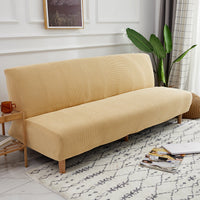 HKM-372819 Universal Folding Sofa Bed Cover for Three-Seater, All-Season Armless Design, Thickened Fabric Protection
