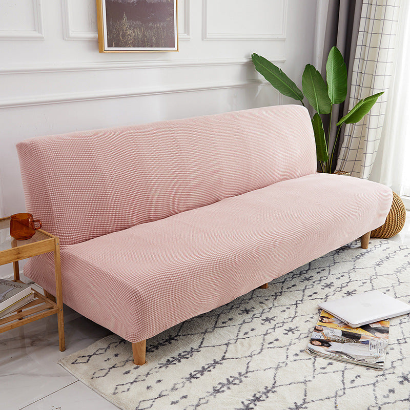 HKM-372819 Universal Folding Sofa Bed Cover for Three-Seater, All-Season Armless Design, Thickened Fabric Protection