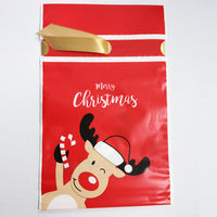HKM-372883 Christmas Series Drawstring Bags for Snack Food Packaging - 50 Pack, 23.5cm x 15cm x 6cm