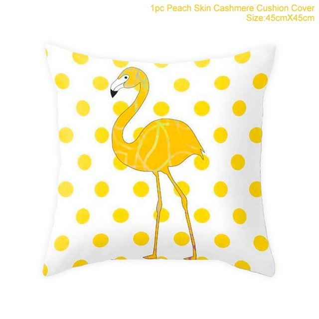 HKM-372883 Geometric Abstract Plush Pillow Cover - Modern Simplicity 45x45cm