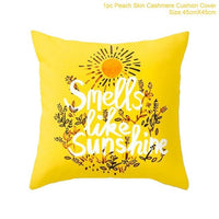 HKM-372883 Geometric Abstract Plush Pillow Cover - Modern Simplicity 45x45cm
