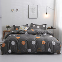 HKM-373075 Aloe Cotton Floral Bedding Set with Reactive Dye - Multiple Sizes and Designs Available