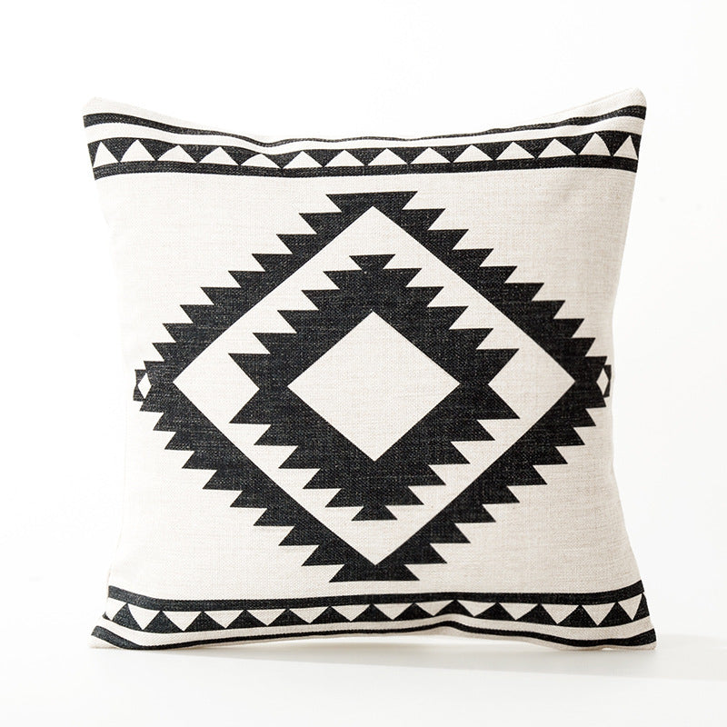 HKM-373139 Personalized Nordic Style Geometric Pattern Sofa and Car Cushion - 45x45cm with PP Cotton Filling