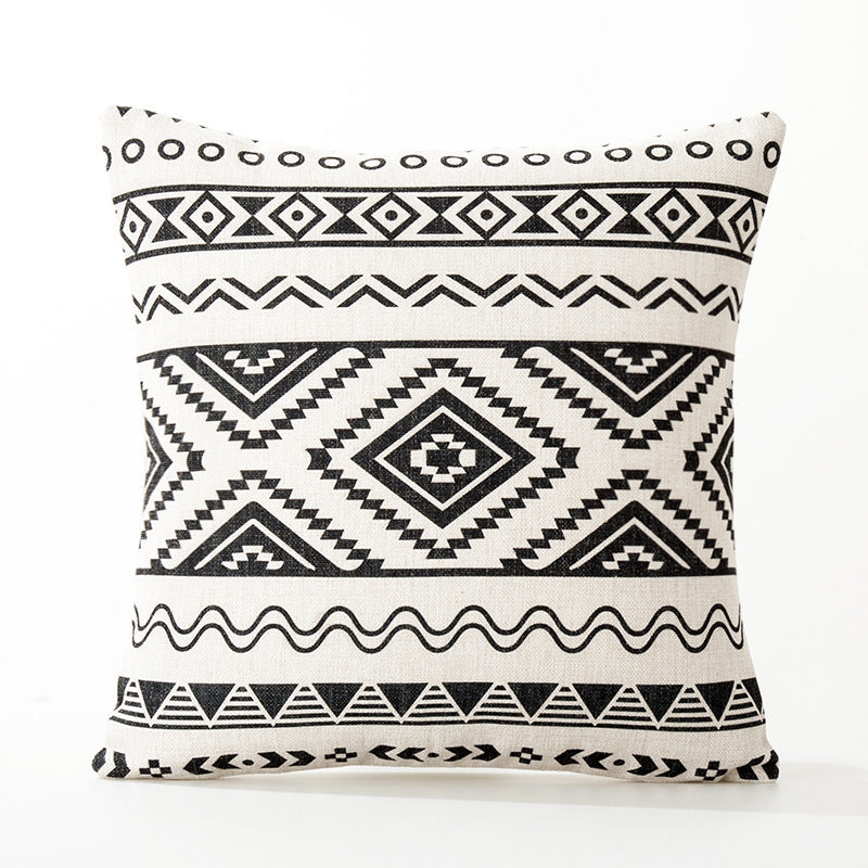 HKM-373139 Personalized Nordic Style Geometric Pattern Sofa and Car Cushion - 45x45cm with PP Cotton Filling