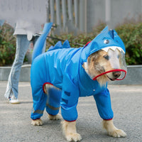 HKM-373203 Waterproof Four-Leg Dog Raincoat in Various Sizes and Cute Designs