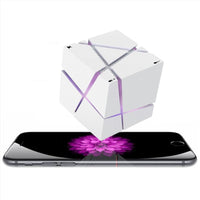 HKM-373459 Rubik's Cube Bluetooth Speaker with Colorful LED Lights for Mobile Devices