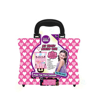 HKM-373587 Colorful Makeup Play Set for Girls, Kids Fashion Toy with Portable Box, Ages 2-7