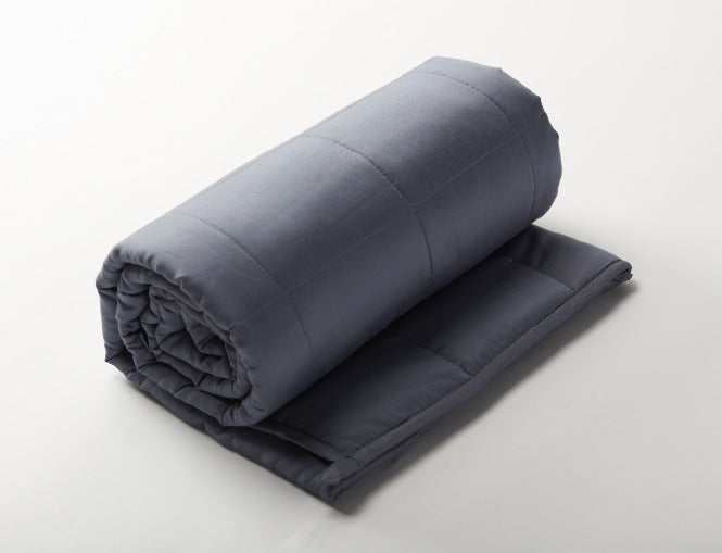 HKM-373587 Dark Gray Bamboo Fiber Gravity Blanket for Summer with Glass Bead Filling
