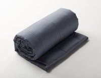 HKM-373587 Dark Gray Bamboo Fiber Gravity Blanket for Summer with Glass Bead Filling